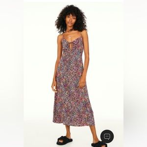 Patterned MIDI Dress- H&M